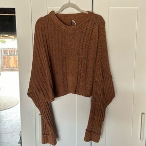 Free People Sweater - caramel, large